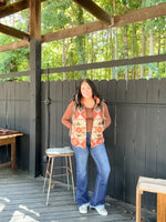 Aztec Mix Brown Vest