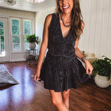 Ash Black Embroidered Vest