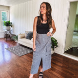 Washed Emerald Cargo Skirt