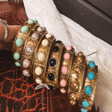 Pop of Color Gold Stretch Bangle