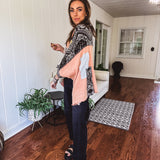 Thermal Mix Patch Paisley Button Shacket