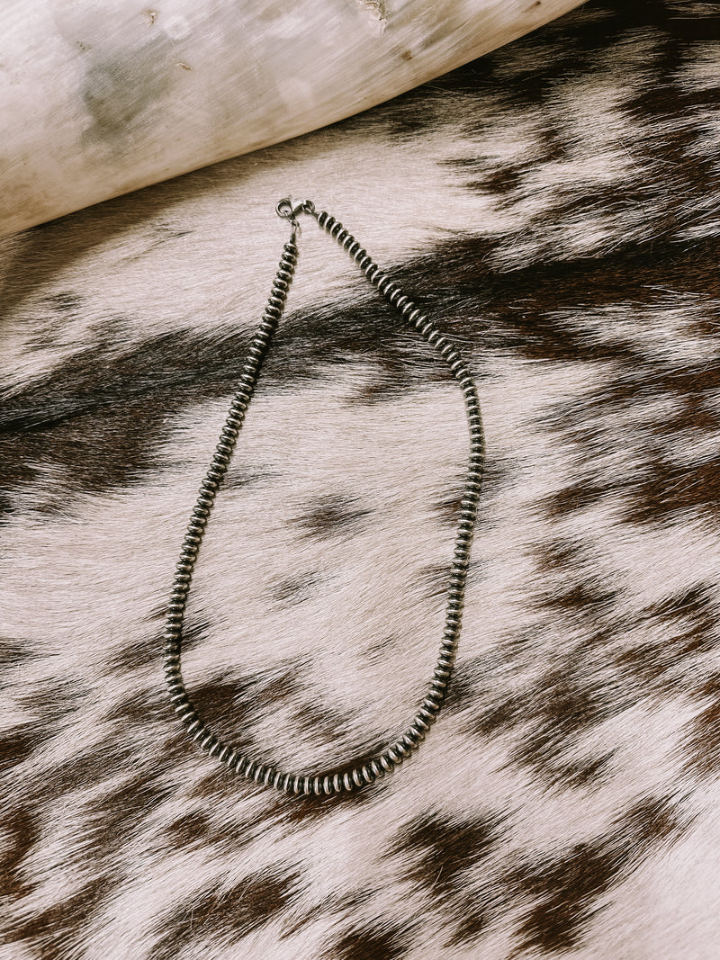 5MM SAUCER BEAD NECKLACE