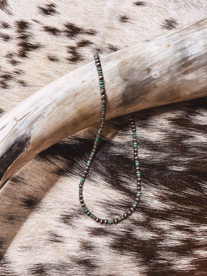 18 IN NAVAJO AND TURQ NECKLACE
