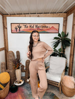 Taupe Comfy + Cute Sweater Set