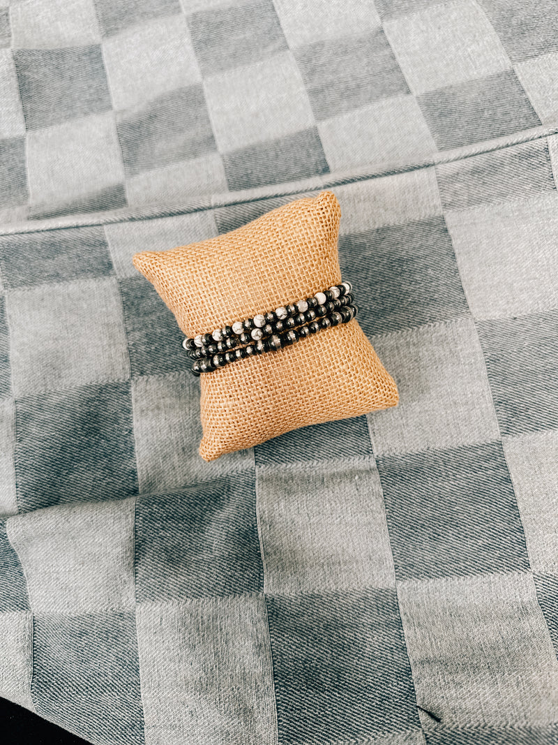 NP Alternating Howlite NP Bracelet