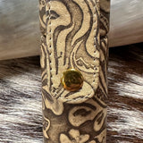 Lipstick Case | Painted Pony Floral Embossed Leather