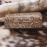 Canyon Jewelry Case | Embossed Floral Leather
