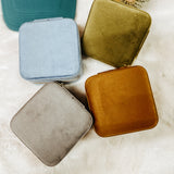 Brushed Velvet Jewelry Case