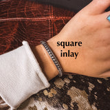 Faux SS Stretch Stackable Bracelet