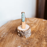 AQUAMARINE RING SIZE 8.5