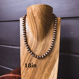 Copper Pearls Necklace