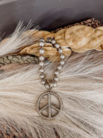 Ball Peace Crystal Necklace