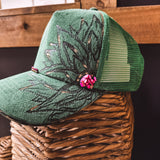 Laser Burned Trucker Hat