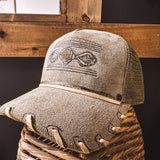 Laser Burned Trucker Hat