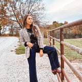 Surviving Wide Leg Dark Wash | Mid Rise