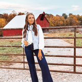 Surviving Wide Leg Dark Wash | Mid Rise