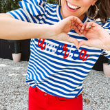 Royal Multi Puff America Tee