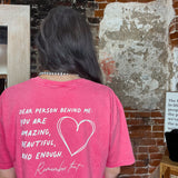 You Matter Fuchsia Mineral Graphic Tee