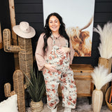 Toasted Oatmeal L/S with Lace Detail on Neckline