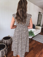 Simply Wild Button V Midi Dress