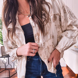 Ivory Champagne Paisley Jacket