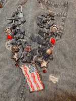 In The Heartland American Flag Choker