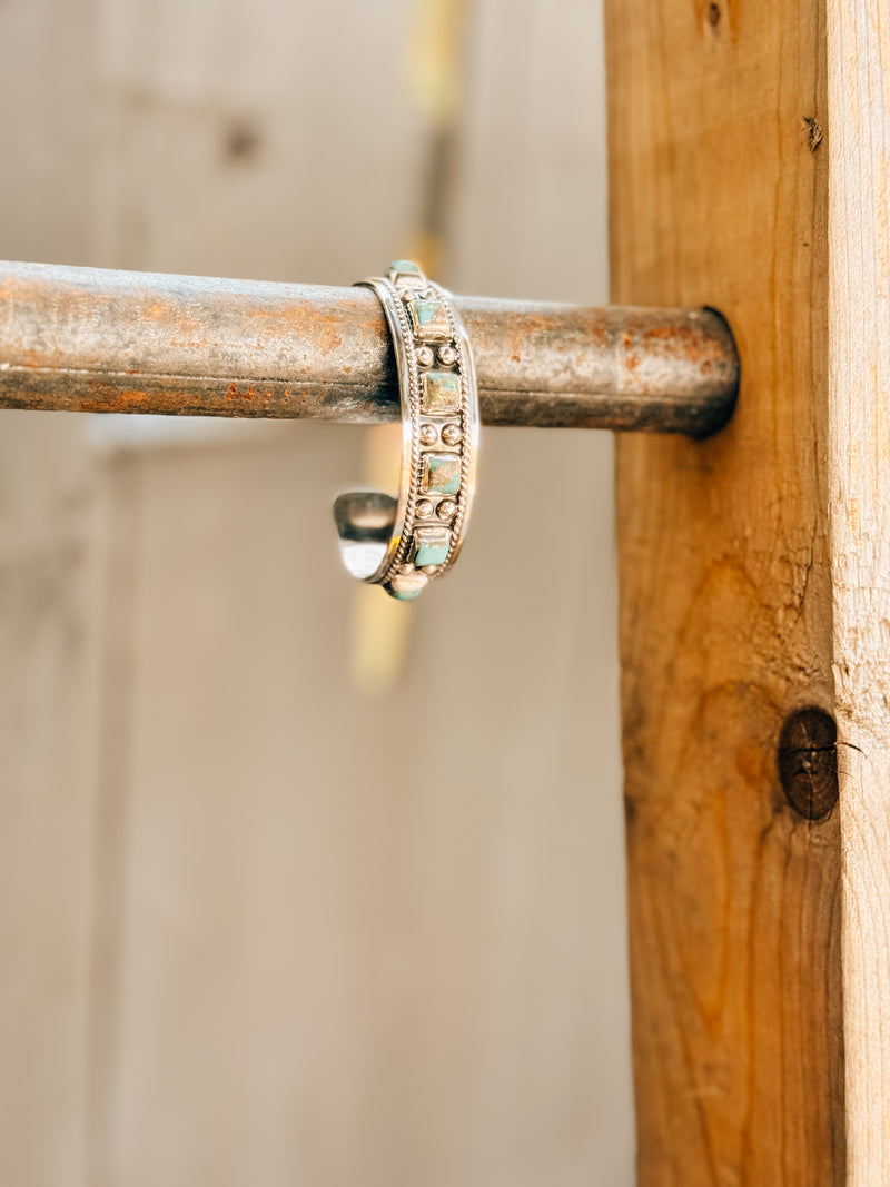 Turquoise Square Cuff