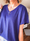 Wide Rib V Neck Bestseller