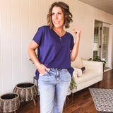 Wide Rib V Neck Bestseller