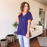 Wide Rib V Neck Bestseller