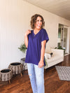 Wide Rib V Neck Bestseller