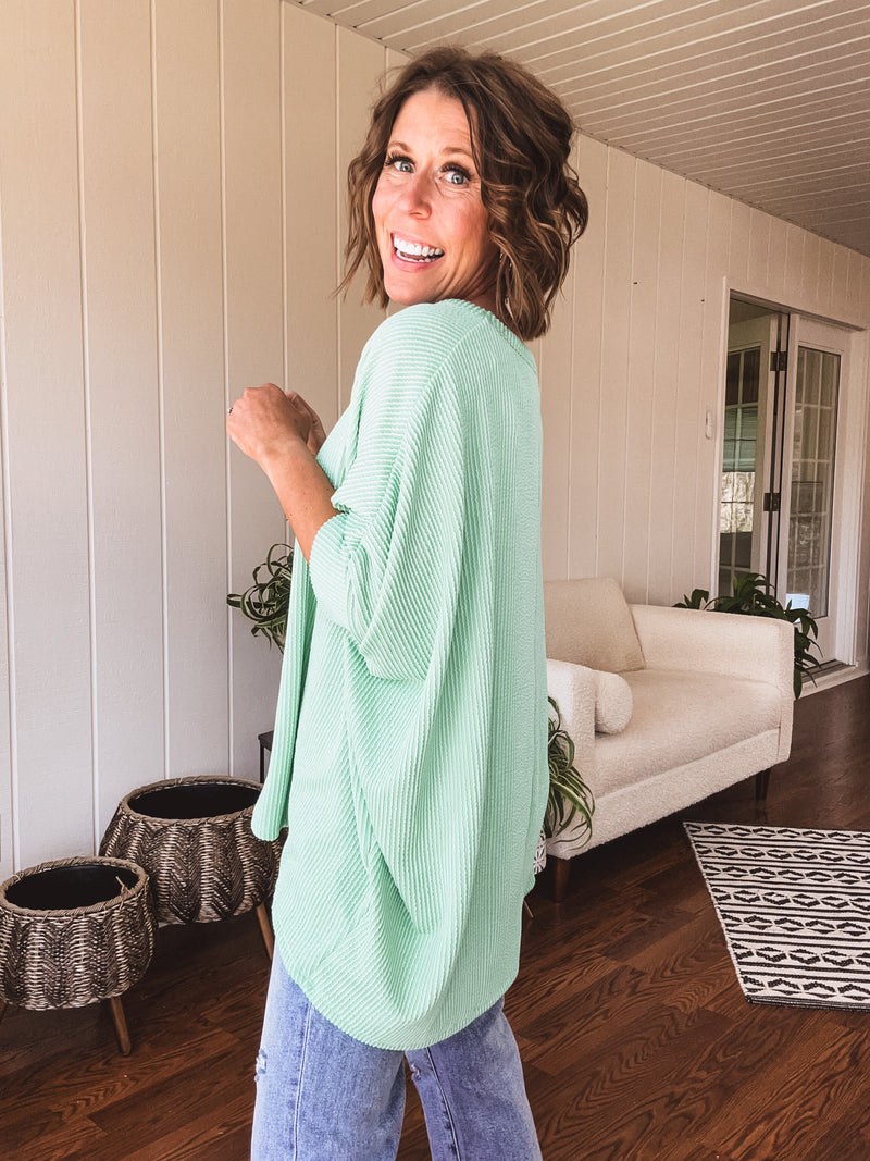 Urban Rib Oversize Everyday Dolman Cut