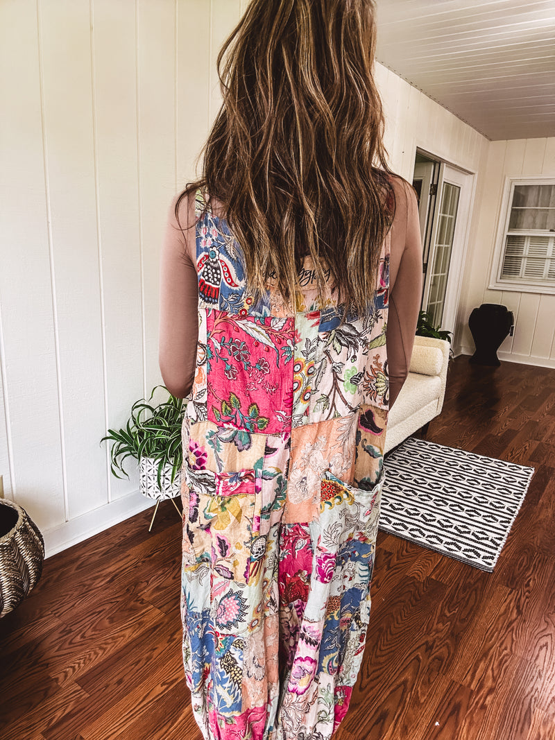 Joyous Jamboree Slouchy Overalls