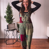 PATCHWORK JUMPSUIT