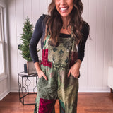 PATCHWORK JUMPSUIT