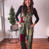PATCHWORK JUMPSUIT