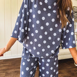 Navy + Blue Polka Dot Set | Sold as Separates