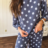 Navy + Blue Polka Dot Set | Sold as Separates