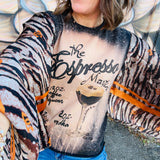 ESPRESSO TIGER SCARF SHIRT