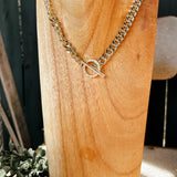 HULMAN T BAR CIRCLE NECKLACE