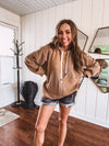 Patchwork Cable Mix Hoodie