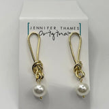Pearl Knot Earring