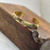 Hudson Mix Gold Gem Cuff