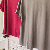 Waffle Lightweight Short Sleeve Pullover