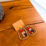FLORAL FREEDOM RESIN EARRING