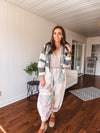Oatmeal Floral Patchwork Jogger