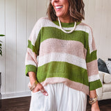 In The Groove Olive Woven Sweater Vest