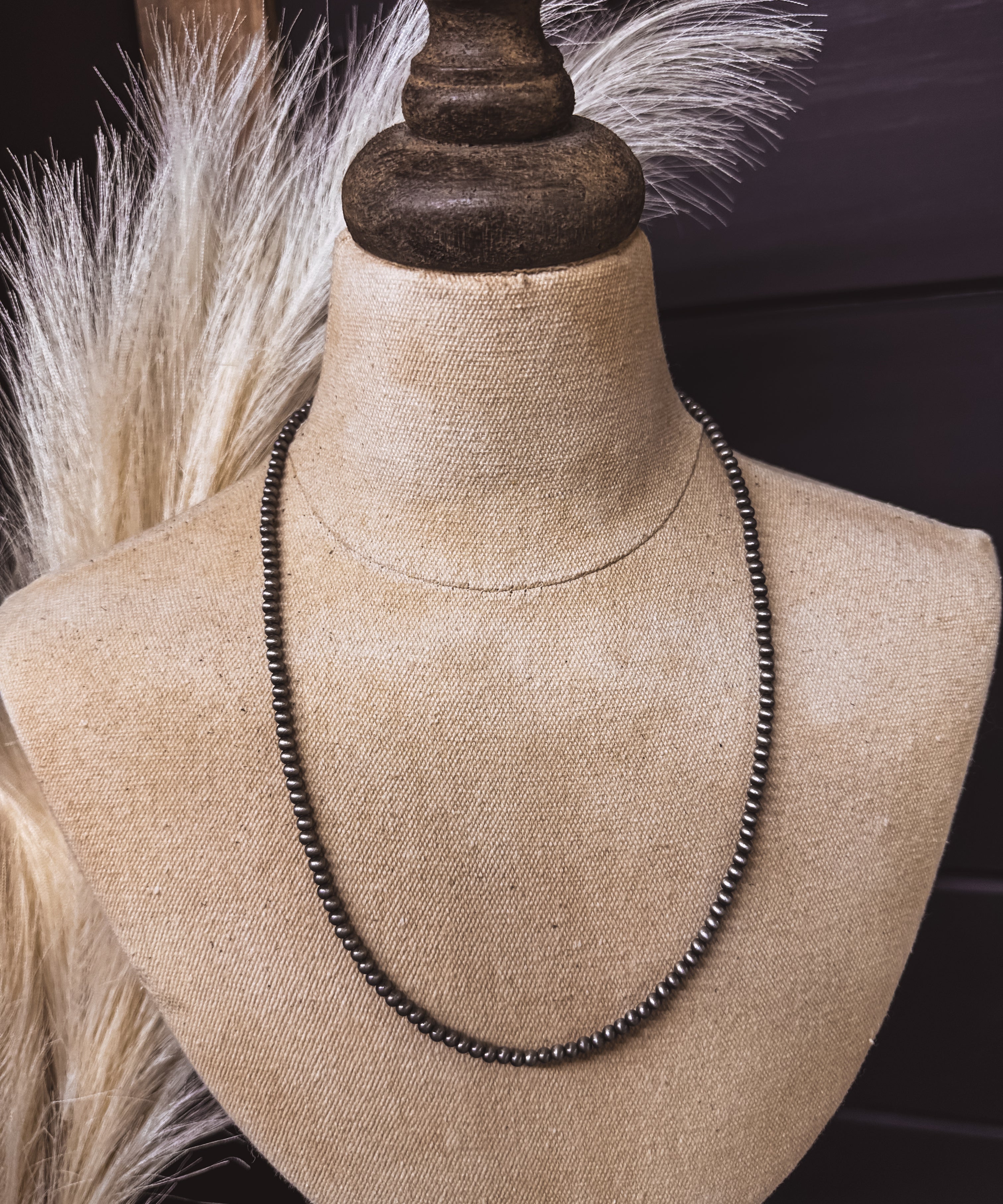 3mm Faux Navajo Pearls