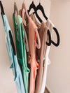 Perfect Easy Button V Neck Mini Pocket Tank