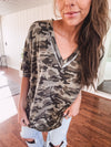 Oversize V Neck Easy Tee